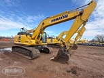 Used Komatsu in yard
